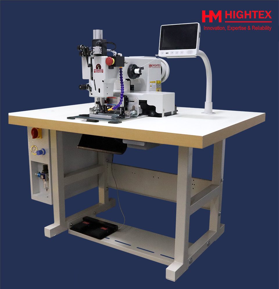 Automated rope sewing machine